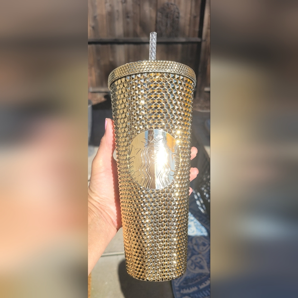 💥NEW Starbucks Gold Studded Venti Tumbler